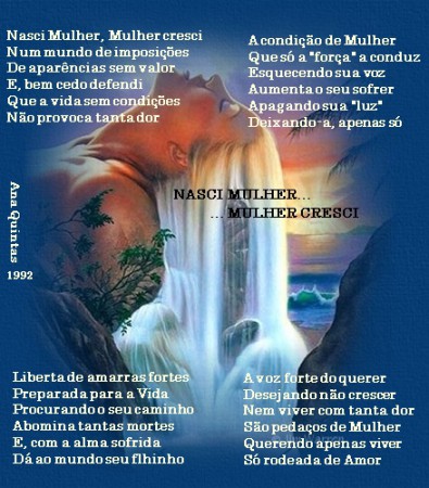 Nasci Mulher... Mulher cresci